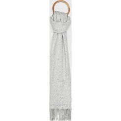 Pieces - Szalik. Niebieskie szaliki damskie Pieces, bez wzorów, z bawełny. W wyprzedaży za 39,90 zł.