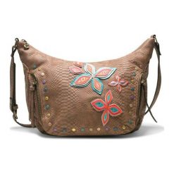 Desigual Torebka Damska Fly Patch Somalia, Brązowa. Brązowe torebki klasyczne damskie Desigual, w kolorowe wzory. Za 300,00 zł.