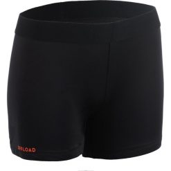 Bokserki pod spodenki do rugby R500 damskie. Czarne szorty damskie OFFLOAD, l, bez wzorów, z elastanu. Za 39,99 zł.