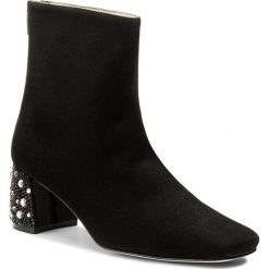 Botki damskie lity: Botki STUART WEITZMAN - Gatsby XL17433 Black Luxe Suede