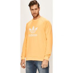 Adidas Originals - Bluza. Pomarańczowe bluzy męskie adidas Originals, xl, z nadrukiem, z poliesteru, z okrągłym kołnierzem, bez rękawów, bez kaptura. W wyprzedaży za 159,90 zł.