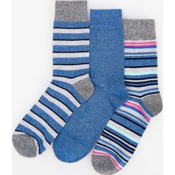 Skarpety 3 pack - Turkusowy. Niebieskie skarpetki męskie Reserved, bez wzorów. Za 29,99 zł.