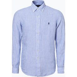 Polo Ralph Lauren - Męska koszula lniana, niebieski. Niebieskie koszulki polo męskie Polo Ralph Lauren, xxl, bez wzorów, eleganckie, polo, bez rękawów. Za 299,95 zł.