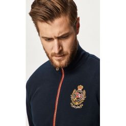 Polo Ralph Lauren - Bluza. Niebieskie bluzy męskie Polo Ralph Lauren, xl, z nadrukiem, z bawełny, z kapturem, bez rękawów, bez kaptura. W wyprzedaży za 599,90 zł.
