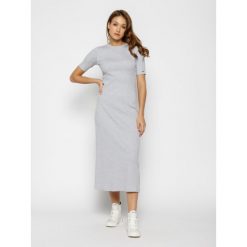 Sukienka codzienna Calvin Klein Rib Jersey K20K201822. Czarne sukienki damskie Calvin Klein, na co dzień, xs, bez wzorów, z bawełny, bez kołnierzyka, bez rękawów, proste. W wyprzedaży za 489,00 zł.