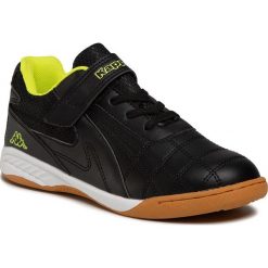 Sneakersy KAPPA - Furbo K 260776K Black/Yellow 1140. Czarne trampki chłopięce Kappa, bez wzorów, ze skóry ekologicznej, na rzepy. Za 79,00 zł.