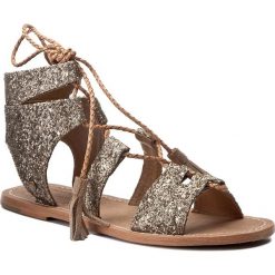 Sandały damskie: Sandały PEPE JEANS – Malibu Glitter PLS90241 Silver 934