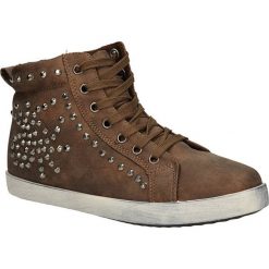 Sportowe casu 8315. Pomarańczowe buty sportowe damskie Casu, bez wzorów, ze skóry ekologicznej, sportowe. Za 79,99 zł.