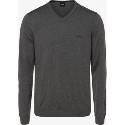BOSS - Sweter męski – Baram-L, szary. Szare swetry męskie Boss, m, z wełny. Za 499,95 zł.