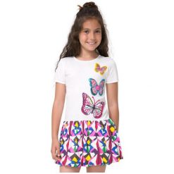 Desigual Sukienka Dziewczęca Providence 116 Wielokolorowy. Szare sukienki dziewczęce marki Desigual. W wyprzedaży za 145,00 zł.