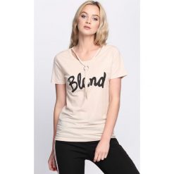 Beżowa Bluzka Blonde. Brązowe bluzki damskie Born2be, l. Za 39,99 zł.