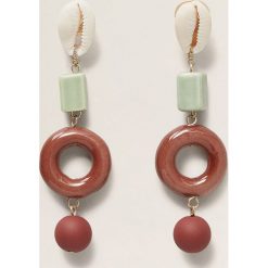 Mango - Kolczyki Pacific. Szare kolczyki damskie Mango, ceramiczne. Za 59,90 zł.