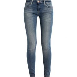Rurki damskie: Wrangler Jeans Skinny Fit stone blue denim