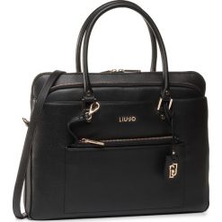 Torba na laptopa LIU JO - Briefcase AA0016 E0087 Nero 22222. Czarne torby męskie skórzane Liu Jo, bez wzorów, ze skóry ekologicznej. W wyprzedaży za 569,00 zł.