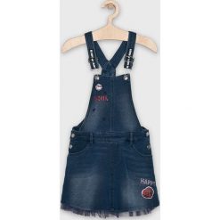 Blukids - Sukienka dziecięca 98-134 cm. Niebieskie sukienki dziewczęce Blukids, z aplikacjami, z elastanu, casualowe, bez rękawów, mini, proste. W wyprzedaży za 89,90 zł.