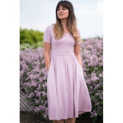 Sukienki: Sukienka Audrey / pudrowy róż