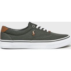 Polo Ralph Lauren - Tenisówki. Szare tenisówki męskie marki Polo Ralph Lauren, z gumy, na sznurówki. Za 339,90 zł.