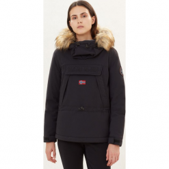 Parka SKIDOO W BLUE MARINE. Niebieskie parki damskie Napapijri. Za 1544,99 zł.