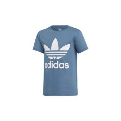T-shirty z krótkim rękawem Dziecko adidas Koszulka Trefoil. Niebieskie bluzki dziewczęce Adidas, z krótkim rękawem. Za 99,95 zł.
