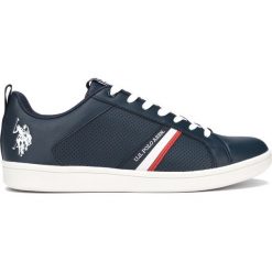 U.S. Polo Assn Grayson Tenisówki Niebieski. Niebieskie trampki męskie U.S. Polo Assn., bez wzorów, z materiału, bez zapięcia. Za 378,95 zł.