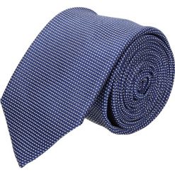 Krawaty męskie: krawat platinum granatowy classic 232