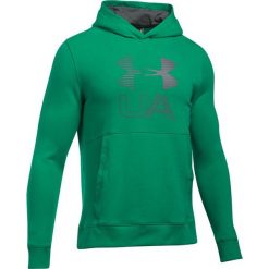 Bluzy męskie: Under Armour Bluza męska Threadborne Graphic Hoodie zielona r. XL (1299143-933)
