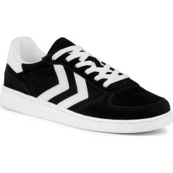 Tenisówki HUMMEL - Victory 206058-2114 Black/White. Czarne półbuty męskie Hummel, na co dzień, bez wzorów, z zamszu, klasyczne, bez zapięcia. Za 339,00 zł.