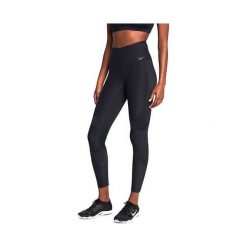 Nike W NK PWR LGND TGHT HI RS CONTR, 10 | SZKOLENIA KOBIET | KOBIETY | RAJSTOPY | CZARNY / CZARNY / CZARNY | XL. Czarne rajstopy damskie Nike, xl, bez wzorów, bez kołnierzyka, bez rękawów. W wyprzedaży za 267,27 zł.