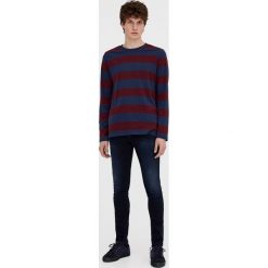 Jeansy męskie: Czarne jeansy super skinny fit