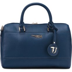 Trussardi Jeans Torebka Niebieski. Niebieskie torebki klasyczne damskie Trussardi Jeans, w paski, z jeansu, bez dodatków. Za 695,95 zł.
