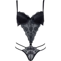 Body bonprix czarny. Czarne bluzki body bonprix, w koronkowe wzory, z koronki. Za 74,99 zł.