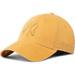 Czapka z daszkiem NEW ERA - Pastel Cord 94 12285199 Żółty. Żółte czapki damskie New Era, bez wzorów, z bawełny. Za 129,00 zł.