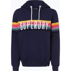 Superdry - Damska bluza nierozpinana, niebieski. Niebieskie bluzy damskie marki Superdry, l, bez wzorów, z dzianiny, bez rękawów, bez kaptura. Za 379,95 zł.