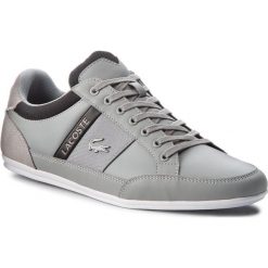 Sneakersy LACOSTE - Chaymon 318 3 Us Cam 7-36CAM0011276 Gry/Blk. Szare sneakersy męskie marki Lacoste, na co dzień, z zamszu, eleganckie. W wyprzedaży za 359,00 zł.