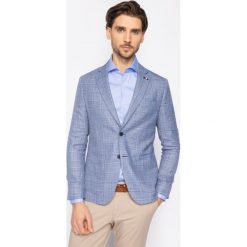 Marynarka Tommy Hilfiger Tailored Soft Constructed Check TT0TT07222. Niebieskie marynarki męskie Tommy Hilfiger Tailored, m, bez wzorów, z poliesteru, casualowe. W wyprzedaży za 999,00 zł.