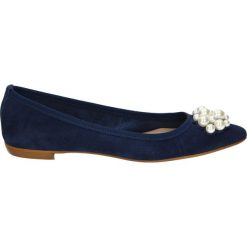 Baleriny damskie: Baleriny – 2570 VEL BLU