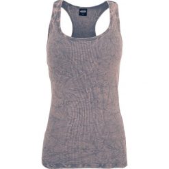 Topy damskie: Urban Classics Ladies Crinkle Camo Tanktop Top damski szaro-brązowy