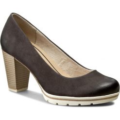 Półbuty MARCO TOZZI - 2-22419-28 Black Antic 002. Czarne creepersy damskie Marco Tozzi, z materiału, eleganckie, na obcasie. W wyprzedaży za 189,00 zł.