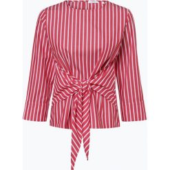 Opus - Bluzka damska – Flux Stripe, czerwony. Czerwone bluzki damskie Opus, bez wzorów, bez kołnierzyka, bez rękawów. Za 169,95 zł.