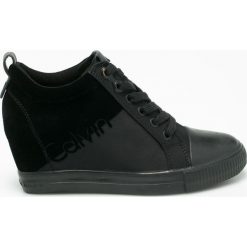 Calvin Klein Jeans - Trampki Rory. Czarne trampki i tenisówki damskie marki Calvin Klein Jeans, z jeansu. W wyprzedaży za 299,90 zł.