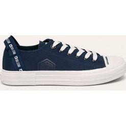 Big Star - Tenisówki. Niebieskie trampki i tenisówki damskie BIG STAR, bez wzorów, z gumy, na sznurówki. Za 109,90 zł.