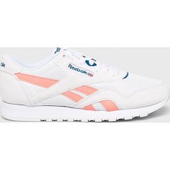 Reebok Classic - Buty Cl Nylon M Txt. Białe buty sportowe damskie Reebok Classic, bez wzorów, ze skóry, sportowe, reebok classic. W wyprzedaży za 199,90 zł.