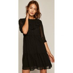 Medicine - Sukienka Timeless Black. Czarne sukienki damskie MEDICINE, na co dzień, s, bez wzorów, z poliesteru, casualowe, bez kołnierzyka, z krótkim rękawem, krótkie, mini, rozkloszowane. Za 139,90 zł.