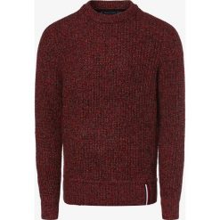 Tommy Hilfiger - Sweter męski, czerwony. Czerwone swetry męskie TOMMY HILFIGER, m, bez wzorów, z dzianiny, klasyczne, z klasycznym kołnierzykiem, bez kaptura. Za 599,95 zł.