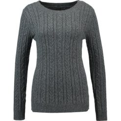 Swetry klasyczne damskie: Soyaconcept Sweter dark grey melange