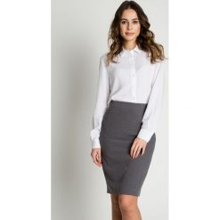 Elegancka szara ołówkowa spódnica BIALCON. Szare spódniczki damskie BIALCON, bez wzorów, eleganckie, ołówkowe. Za 155,00 zł.