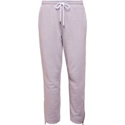 Emporio Armani Spodnie treningowe grey. Szare spodnie damskie Emporio Armani, z bawełny. W wyprzedaży za 351,60 zł.