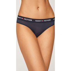 Tommy Hilfiger - Figi. Niebieskie majtki damskie s, z elastanu. W wyprzedaży za 69,90 zł.