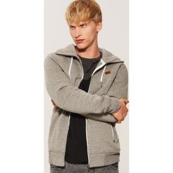 Bluza z wysokim kołnierzem - Szary. Szare bluzy męskie marki House, s. Za 129,99 zł.