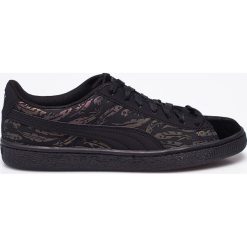 Puma - Buty Basket Swan Wn. Czarne buty sportowe damskie Puma, bez wzorów, z materiału, sportowe. W wyprzedaży za 139,90 zł.